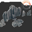 Sci-fi Scenery - Galactic Council - EC3D Design, Infinity, Legion, Sci-fi, Cyberpunk, Starfinder, ttrpg, chamber, traveller, senate meeting