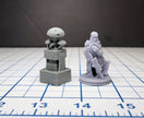 Sci-fi Scenery - Fountains and Statues - EC3D Design, Infinity, Legion, Scifi, Cyberpunk, Starfinder, courtyard, office, futuristic terrain