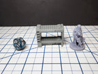 Sci-fi Scenery - Beds, tables, lockers - EC3D Design, Infinity, Legion, Scifi, Cyberpunk, Starfinder, ttrpg terrain, traveller, furniture