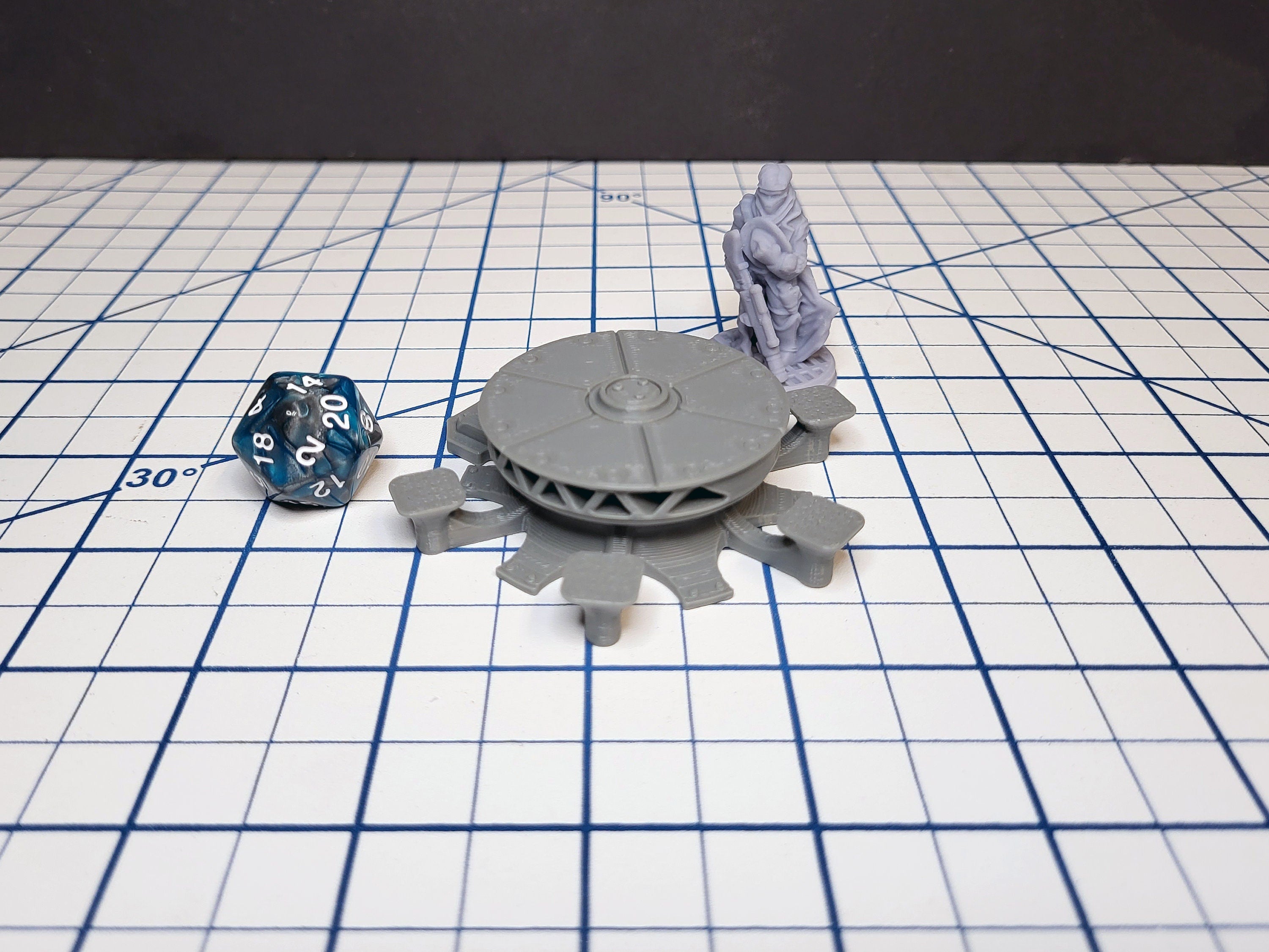 Sci-fi Scenery - Beds, tables, lockers - EC3D Design, Infinity, Legion, Scifi, Cyberpunk, Starfinder, ttrpg terrain, traveller, furniture