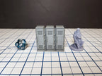 Sci-fi Scenery - Beds, tables, lockers - EC3D Design, Infinity, Legion, Scifi, Cyberpunk, Starfinder, ttrpg terrain, traveller, furniture