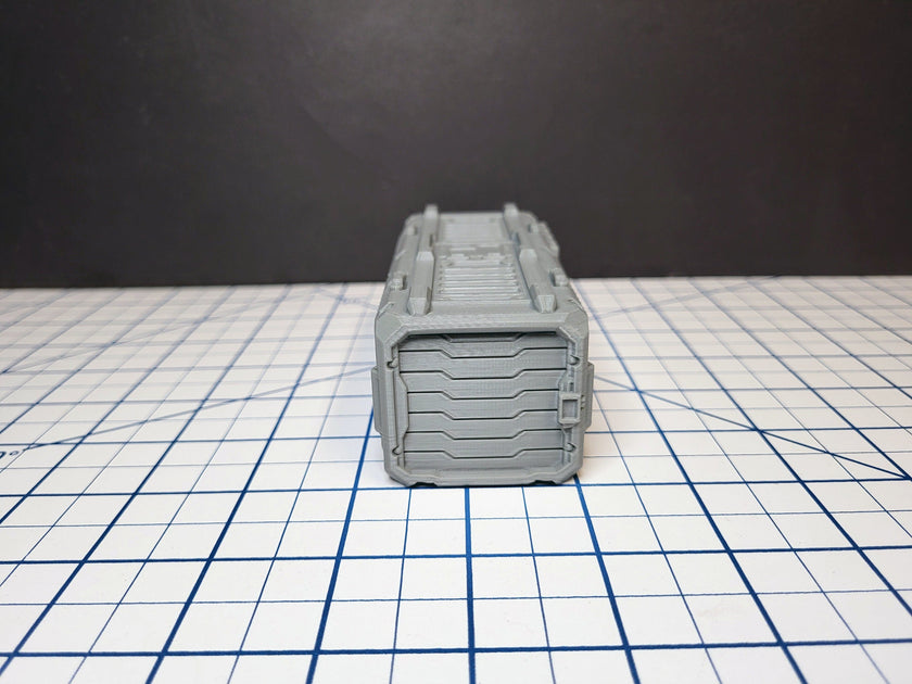 Shipping Container - Sci-fi Scenery - by EC3D, Infinity, Legion, Scifi, Cyberpunk, Starfinder, spaceport, space station, futuristic terrain