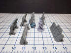 Quick Deploy Barricades - Sci-fi Scenery - by EC3D, Infinity, Legion, Scifi, Cyberpunk, Starfinder, cover, wargaming, futuristic terrain