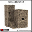 Norman Stone Fort - King and Country, DnD, Pathfinder, 15mm, 28mm, 32mm, wargaming terrain, scenery D&D fort, base, castle, stone, medieval