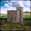 Norman Stone Fort - King and Country, DnD, Pathfinder, 15mm, 28mm, 32mm, wargaming terrain, scenery D&D fort, base, castle, stone, medieval