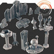 Sci-fi Scenery - Galactic Council - EC3D Design, Infinity, Legion, Sci-fi, Cyberpunk, Starfinder, ttrpg, chamber, traveller, senate meeting