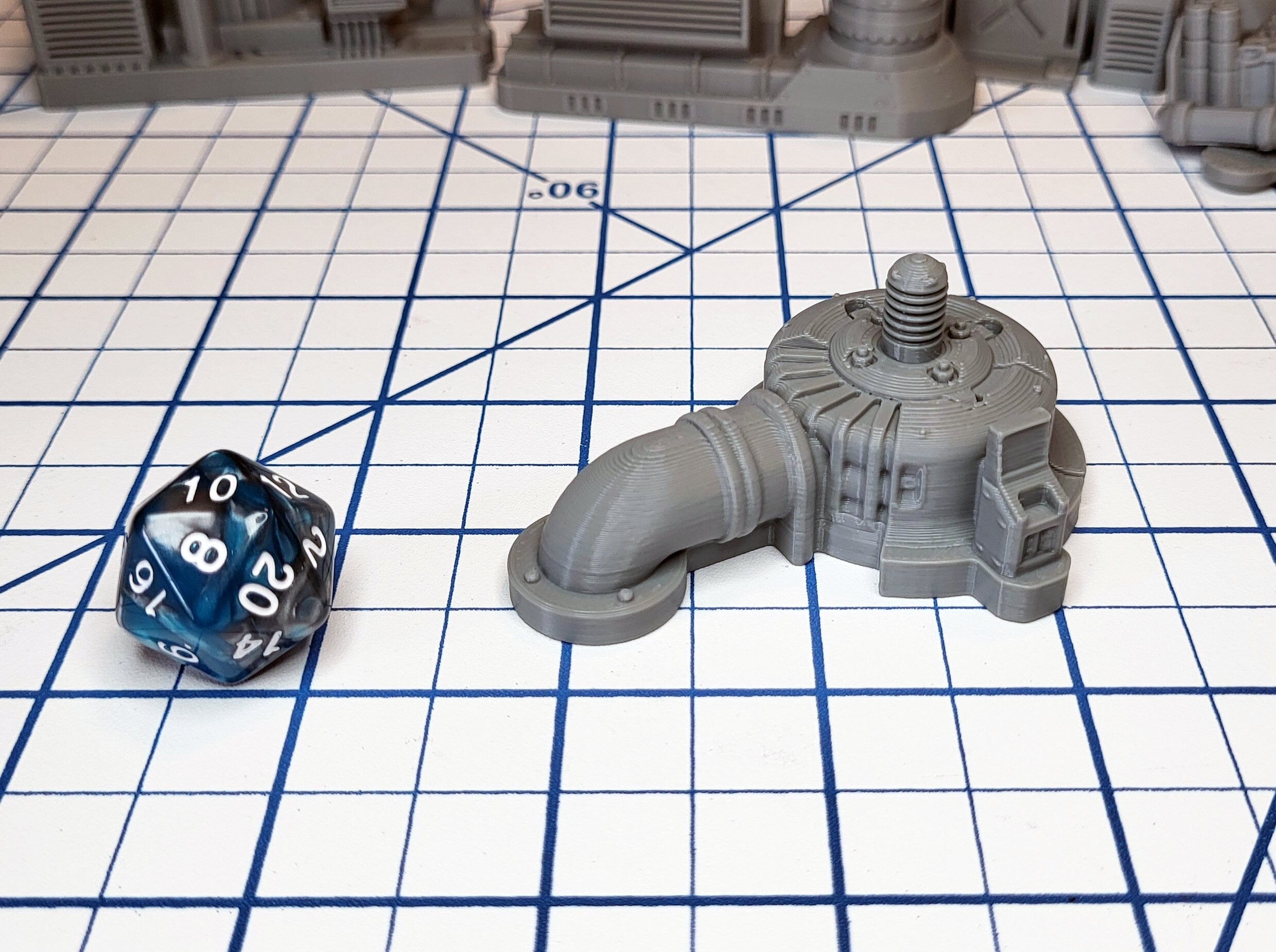 Sci-fi Scenery - Engine Room - EC3D Design, Infinity, Legion, Scifi, Cyberpunk, Starfinder, ttrpg terrain, traveller, starship, spaceship