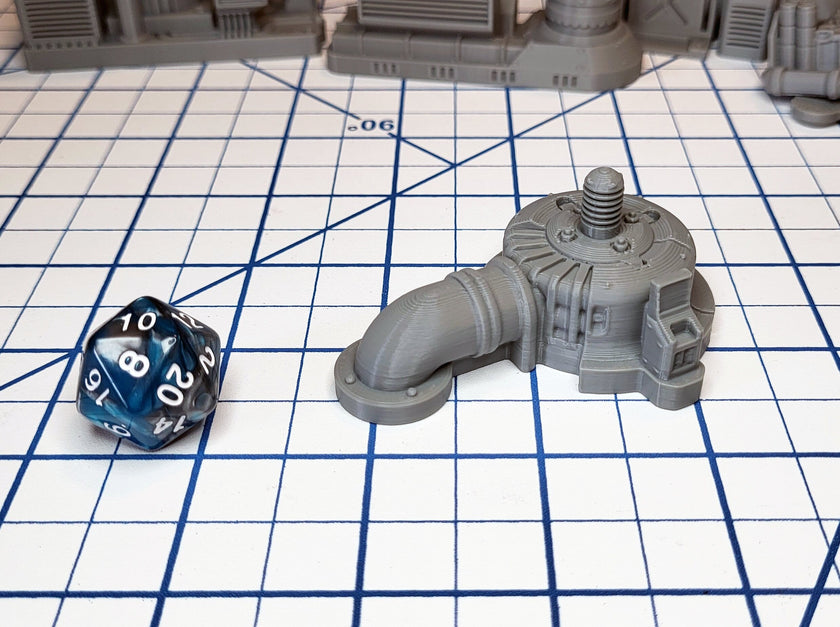 Sci-fi Scenery - Engine Room - EC3D Design, Infinity, Legion, Scifi, Cyberpunk, Starfinder, ttrpg terrain, traveller, starship, spaceship