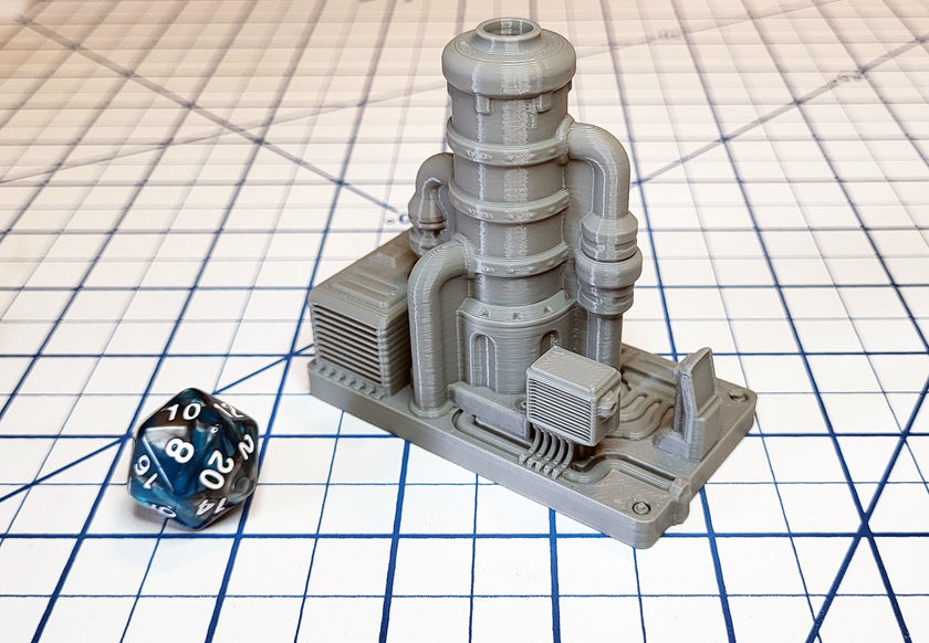 Sci-fi Scenery - Engine Room - EC3D Design, Infinity, Legion, Scifi, Cyberpunk, Starfinder, ttrpg terrain, traveller, starship, spaceship