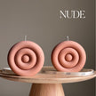 Handmade Round Soy Candle | Modern Home Decor