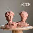 Michelangelo's David Head Candle | Soy Wax Bust Statue Candle