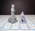 Sci-fi Scenery - Fountains and Statues - EC3D Design, Infinity, Legion, Scifi, Cyberpunk, Starfinder, courtyard, office, futuristic terrain