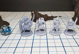 dnd essential Monster Mini Pack 2 - 22 Miniatures! - EC3D, Pathfinder 2E, Kobold, Orc, Gnoll, Bandit, Goblin | 32mm | TTRPG | Wargaming