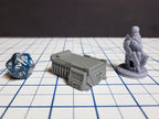 Sci-fi Scenery - Beds, tables, lockers - EC3D Design, Infinity, Legion, Scifi, Cyberpunk, Starfinder, ttrpg terrain, traveller, furniture