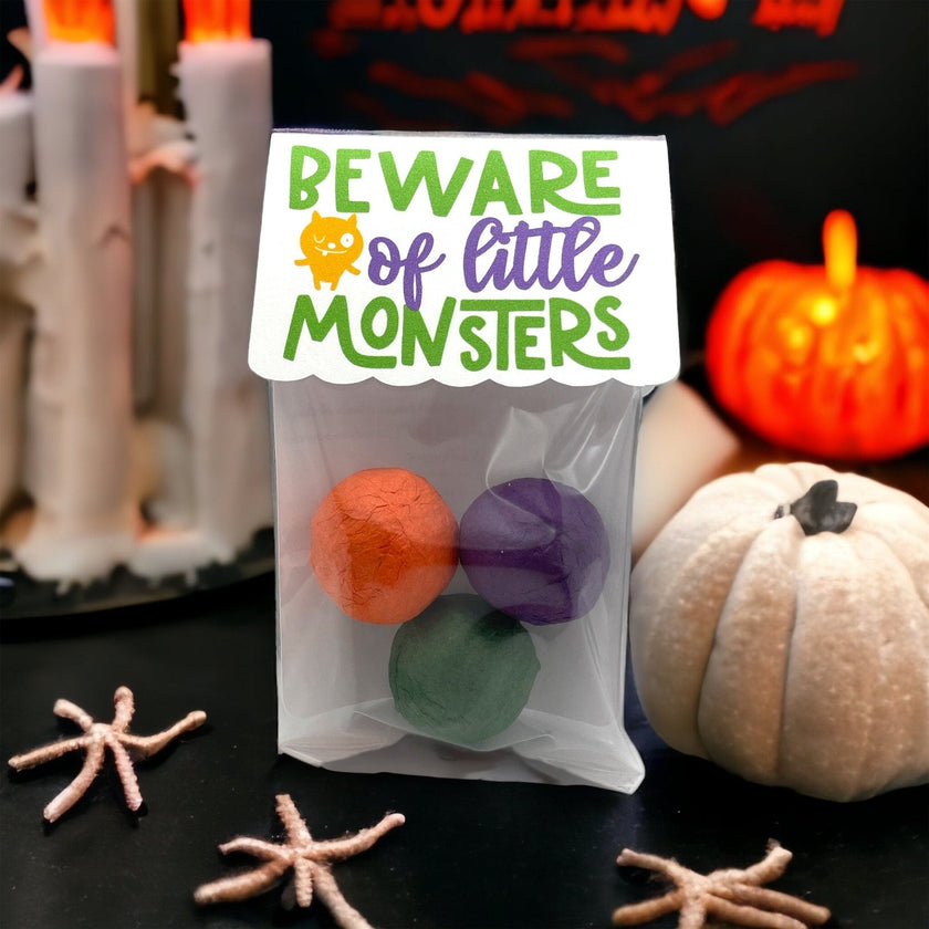 Seed Bombs - 3 Pack - Halloween Themed for Party Favors or Trick or Treaters - Canadian Wildflower - 3 per pack