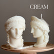 Hera Goddess Bust Candle: Sculptural Greek Statue Candle