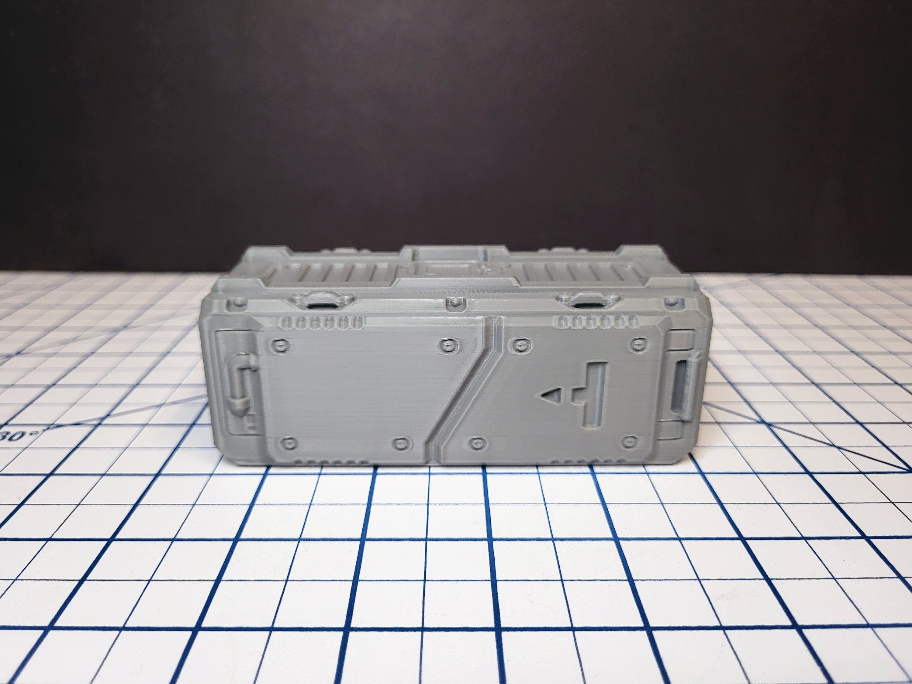 Shipping Container - Sci-fi Scenery - by EC3D, Infinity, Legion, Scifi, Cyberpunk, Starfinder, spaceport, space station, futuristic terrain