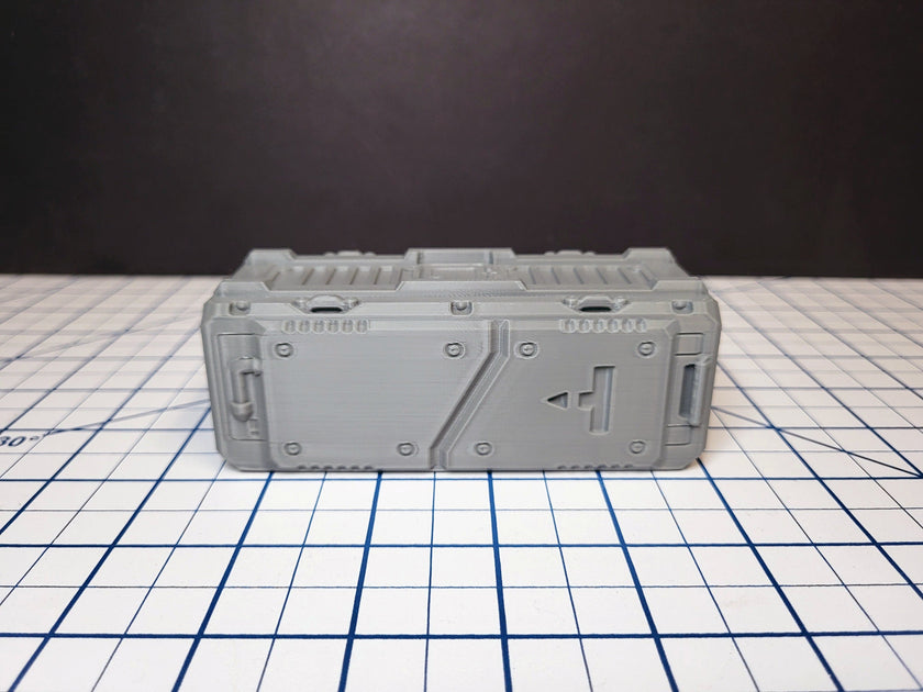Shipping Container - Sci-fi Scenery - by EC3D, Infinity, Legion, Scifi, Cyberpunk, Starfinder, spaceport, space station, futuristic terrain