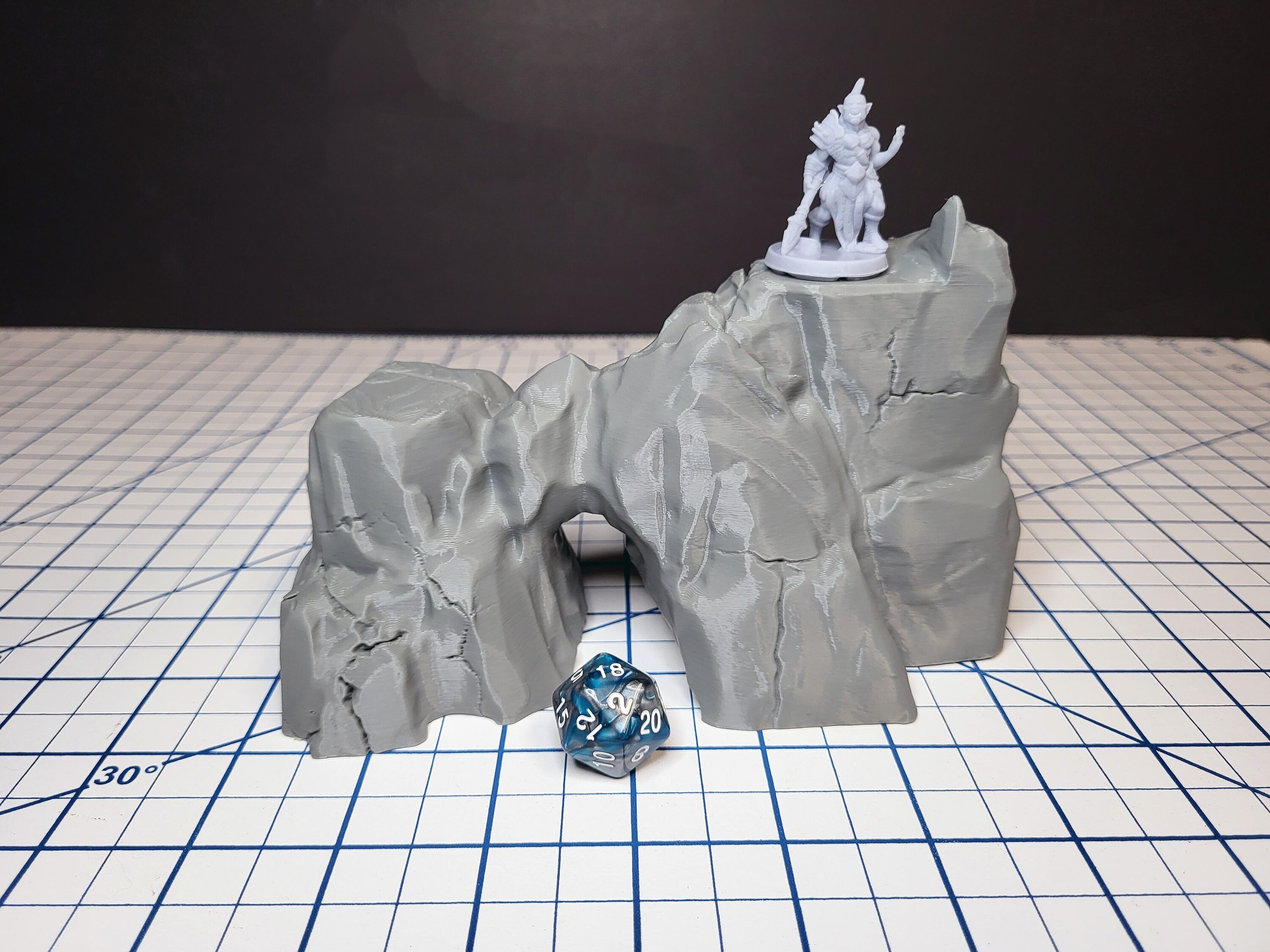 Large Rock Terrain Set 1 - Scatter Scenery by EC3D, for TTRPGs and Wargaming - Mountain, Rocks, Canyon, DnD mini, Pathfinder, Tabletop