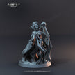 DnD Miniature Party Set 1 - 28mm Adventuring Group - Monk | Rogue | Fighter (Cleric/Paladin) | Ranger | Sorceress - Ready for action!