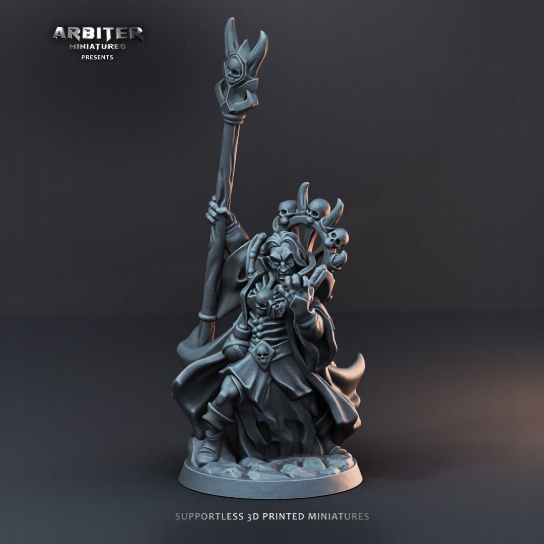 DnD Miniature Party Set 2 - 28mm Adventuring Group - Warlock | Rogue | Fighter Cleric/Paladin | Cleric | Barbarian | Pathfinder