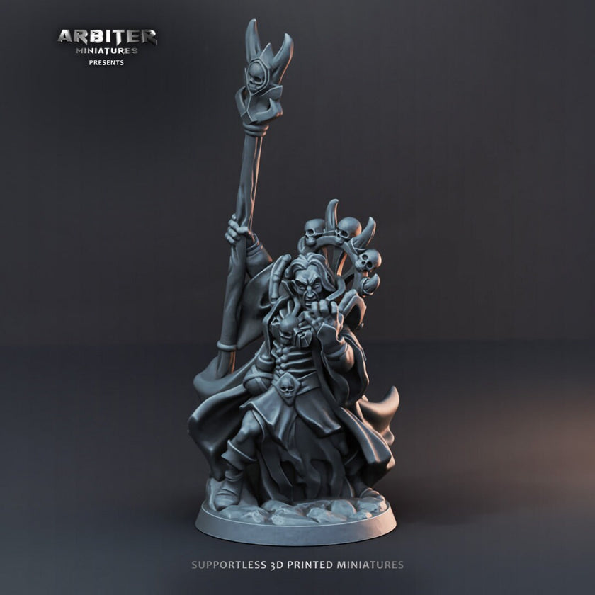 DnD Miniature Party Set 2 - 28mm Adventuring Group - Warlock | Rogue | Fighter Cleric/Paladin | Cleric | Barbarian | Pathfinder