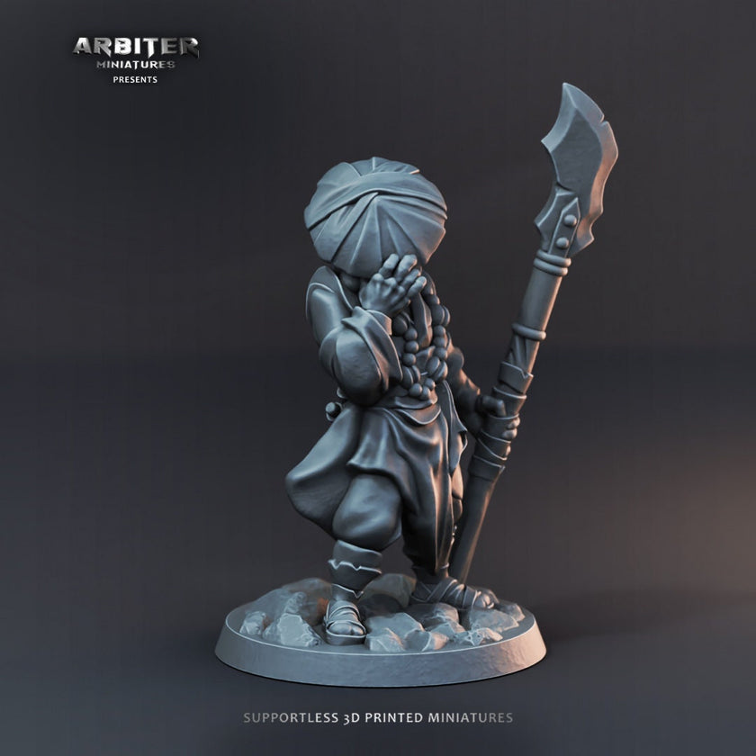 DnD Miniature Party Set 5 - 28mm Adventuring Group - Paladin | Monk | Sorcerer | Bard | Barbarian | Pathfinder