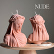 Veiled Lady Soy Wax Candle | Woman Bust Statue Candle