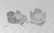 Wintry / Regular Ruins - DND & Wargaming Terrain - EC3D Wilds of Wintertide, Snow, Arctic, Cold, scatter scenery, Pathfinder 2E, Fantasy