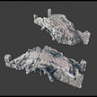 Wintry / Regular Ruins - DND & Wargaming Terrain - EC3D Wilds of Wintertide, Snow, Arctic, Cold, scatter scenery, Pathfinder 2E, Fantasy