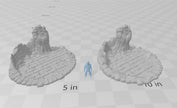Wintry / Regular Ruins - DND & Wargaming Terrain - EC3D Wilds of Wintertide, Snow, Arctic, Cold, scatter scenery, Pathfinder 2E, Fantasy
