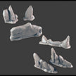 Icy Walls Set - DND Terrain - EC3D Wilds of Wintertide - Snow, Arctic, Cold, cover, terrain, scatter scenery, Pathfinder 2E, Fantasy