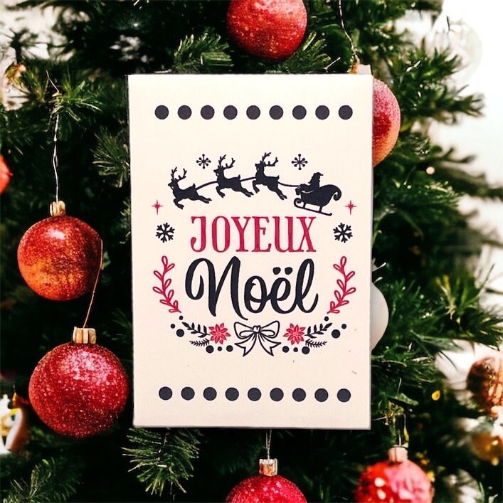 Seed Packages - Christmas - French - Paquets de graines françaises pour Noël - Comprend 10 paquets de graines de pavot