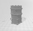 Watchtower - DND & Wargaming Terrain - EC3D Wintertide, Snow, Arctic, scatter scenery, Pathfinder 2E, Fantasy Nature Rock, Medieval Fantasy