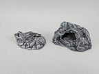 20 Rock Bundle - DND & Wargaming Terrain - EC3D Heroes Hoard, scatter scenery, Pathfinder 2E, Fantasy, Nature, Rocks, Outdoor, Mountain