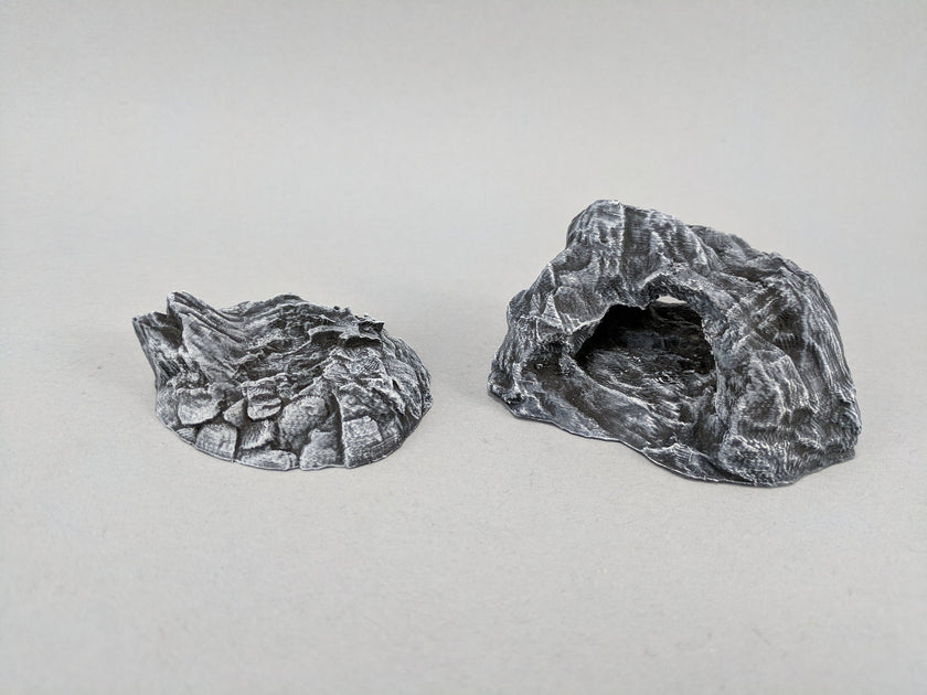 20 Rock Bundle - DND & Wargaming Terrain - EC3D Heroes Hoard, scatter scenery, Pathfinder 2E, Fantasy, Nature, Rocks, Outdoor, Mountain