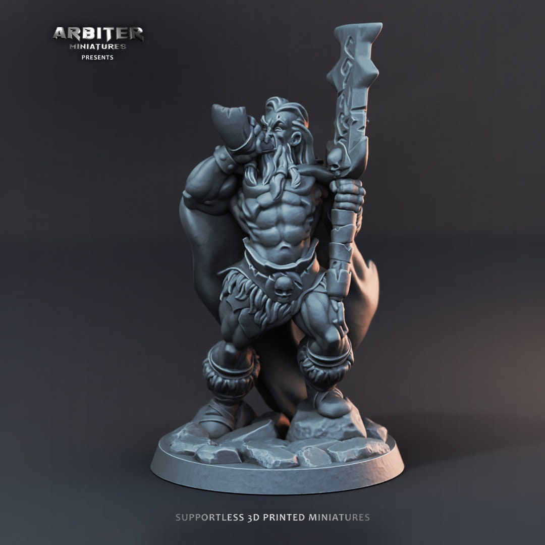 DnD Miniature Party Set 5 - 28mm Adventuring Group - Paladin | Monk | Sorcerer | Bard | Barbarian | Pathfinder