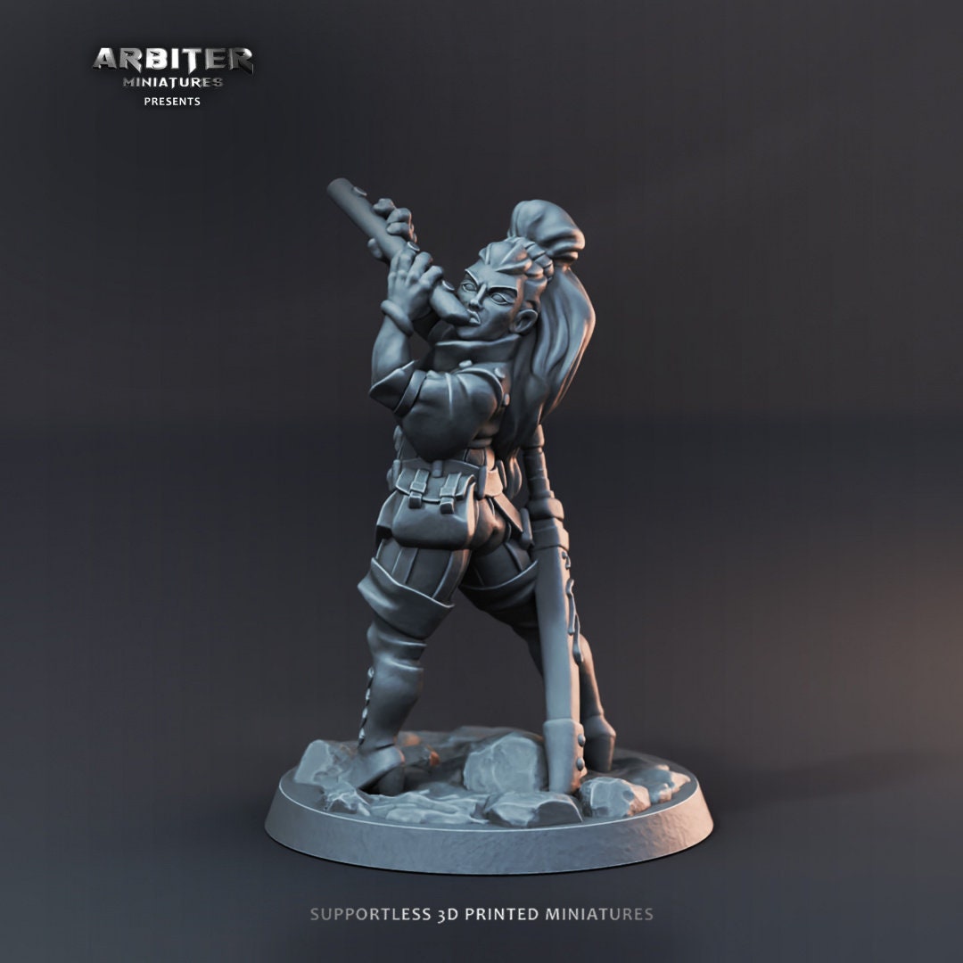 DnD Miniature Party Set 5 - 28mm Adventuring Group - Paladin | Monk | Sorcerer | Bard | Barbarian | Pathfinder