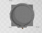 MAGNETIC Dungeon Tiles Large Round Room - Dungeon Theme | Tabletop Terrain | Dungeons And Dragons, D&D, Pathfinder, Wargaming Dragonlock