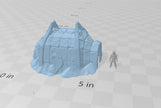 Hunter Igloo - DND & Wargaming Terrain - EC3D Wilds of Wintertide, Fantasy, Snow, Arctic, Cold, scatter scenery, Pathfinder 2E, Fantasy