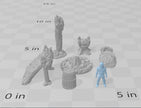 Ice Tribe Scatter - DND & Wargaming Terrain - EC3D Wilds of Wintertide, Fantasy, Snow, Arctic, Cold, scatter scenery, Pathfinder 2E, Fantasy
