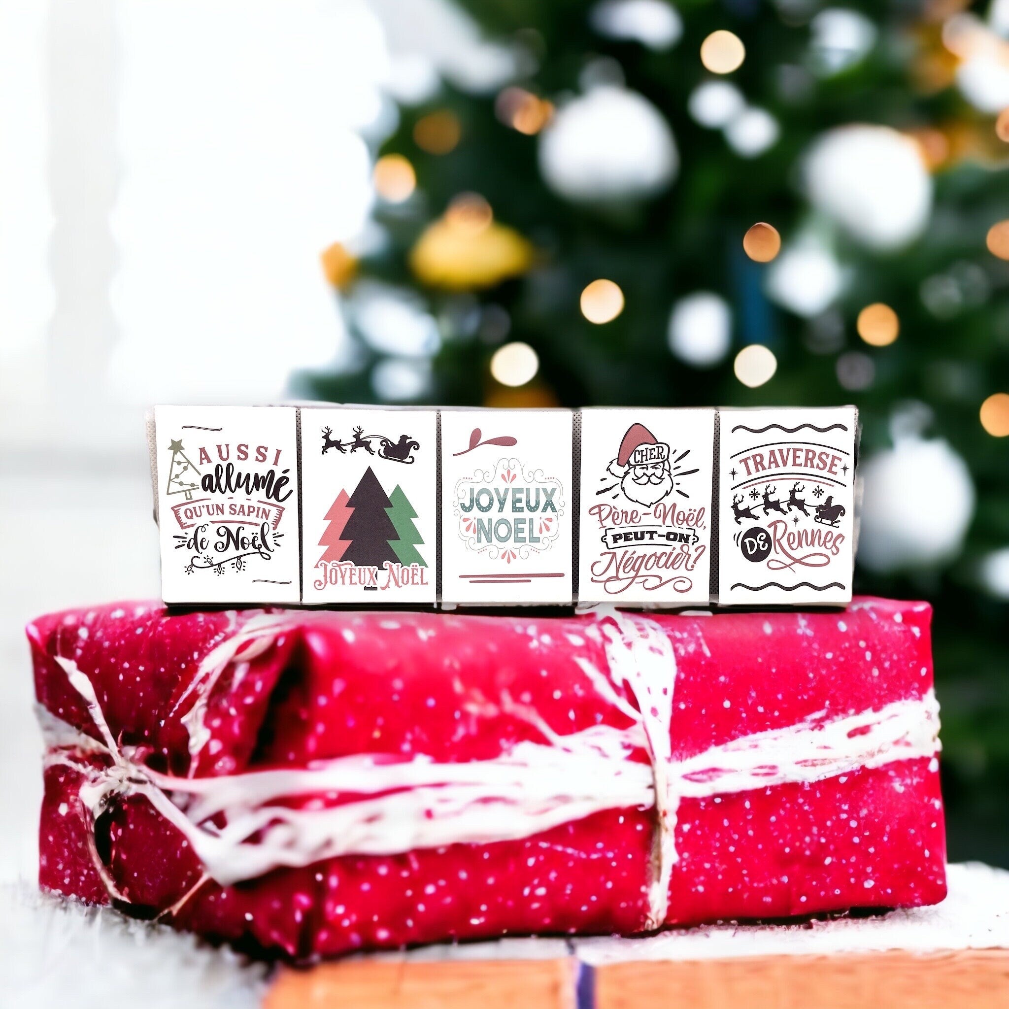 Seed Packages - Christmas - French - Paquets de graines françaises pour Noël - Comprend 10 paquets de graines de pavot