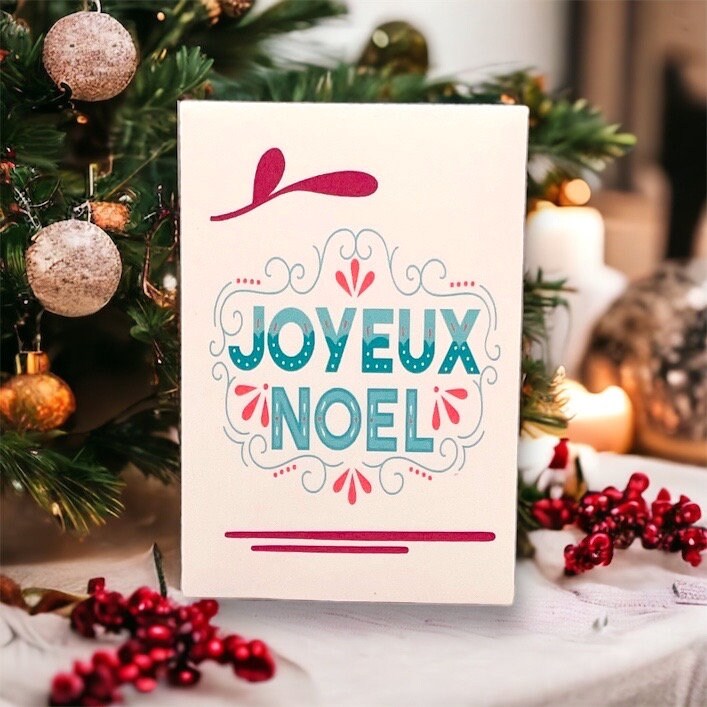 Seed Packages - Christmas - French - Paquets de graines françaises pour Noël - Comprend 10 paquets de graines de pavot