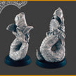 Snakefolk - DND mini, EC3D Scorching Sands, Desert Miniatures | Assassin | Beastmen | Monster | Bandit | Naga | Sorceress | Lamia | Fighter