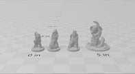 Snakefolk - DND mini, EC3D Scorching Sands, Desert Miniatures | Assassin | Beastmen | Monster | Bandit | Naga | Sorceress | Lamia | Fighter