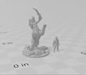 Lamia - DND mini, EC3D Scorching Sands, Desert Miniatures | Cat | Pyramid | Oasis | Eastern | Arabian | Sand | Large | Boss | Legendary