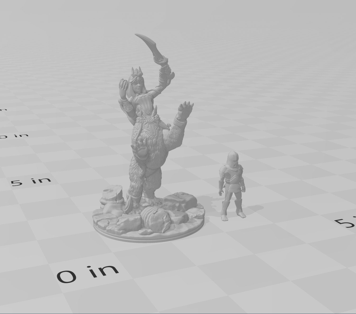 Lamia - DND mini, EC3D Scorching Sands, Desert Miniatures | Cat | Pyramid | Oasis | Eastern | Arabian | Sand | Large | Boss | Legendary