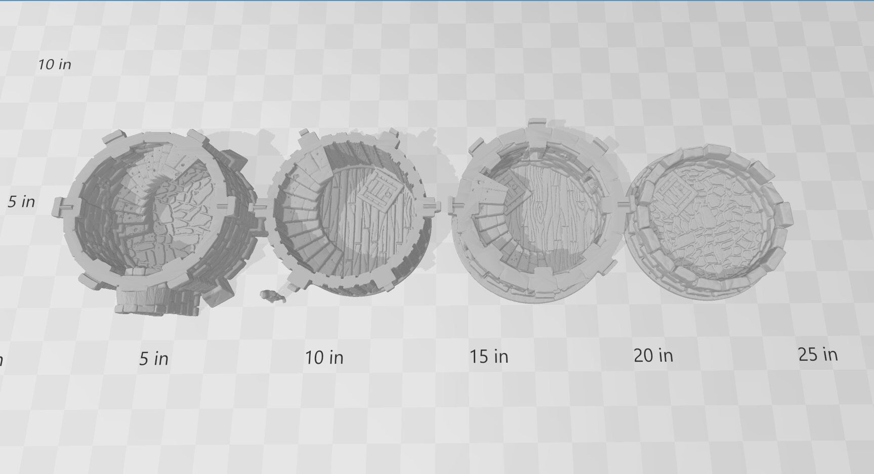 Watchtower - DND & Wargaming Terrain - EC3D Wintertide, Snow, Arctic, scatter scenery, Pathfinder 2E, Fantasy Nature Rock, Medieval Fantasy