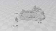 Desert Oasis - DND Terrain, EC3D Scorching Sands, Desert Miniatures | Eastern | Sand | Dunes | Scatter Scenery | Pathfinder | Wargaming
