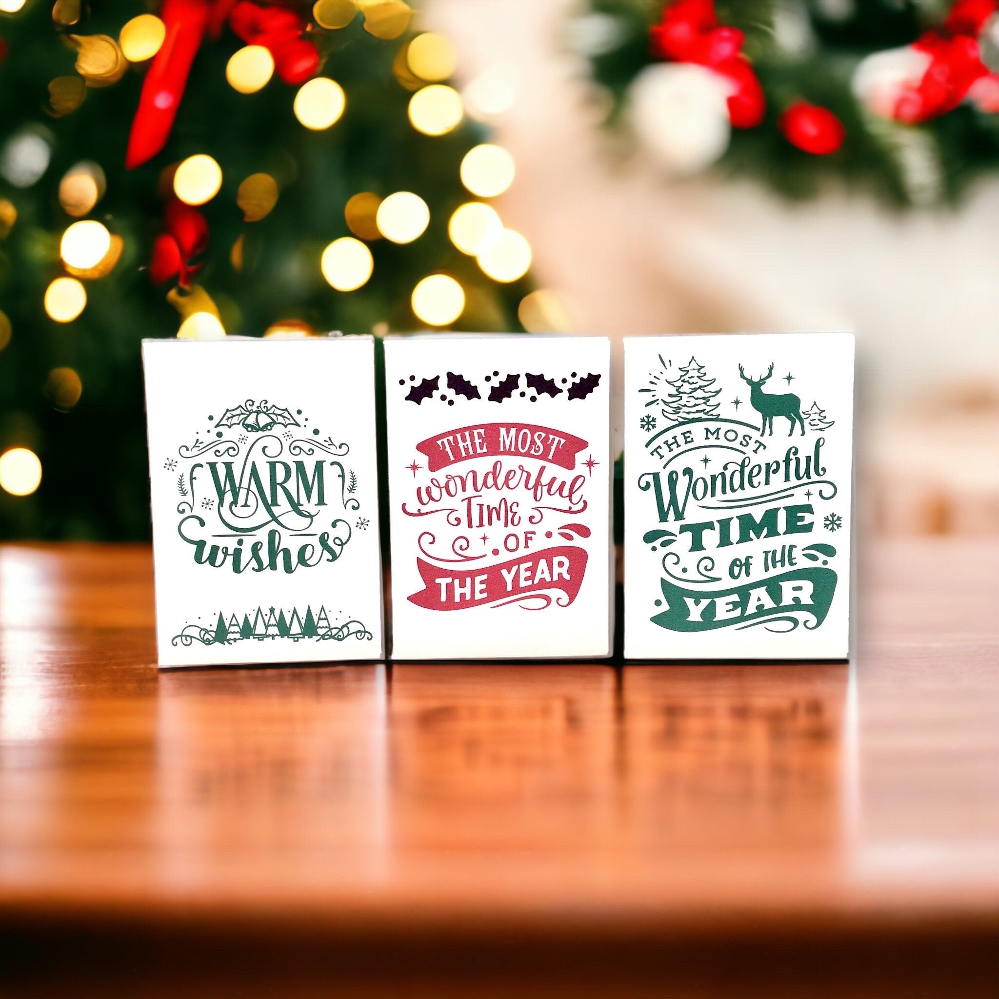 Seed Packages - Christmas - Vintage Design - Ornament or Gift Tag - Includes 10 Packs of seeds